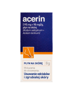 Acerin płyn na skóre 8 g