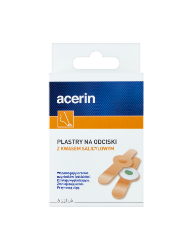 Acerin plastry na odciski 6 sztuk