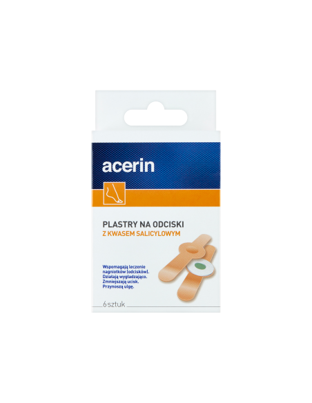 Acerin plastry na odciski 6 sztuk