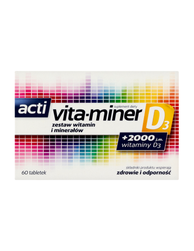 Acti vita-miner D3 60 tabletek