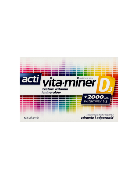 Acti vita-miner D3 60 tabletek
