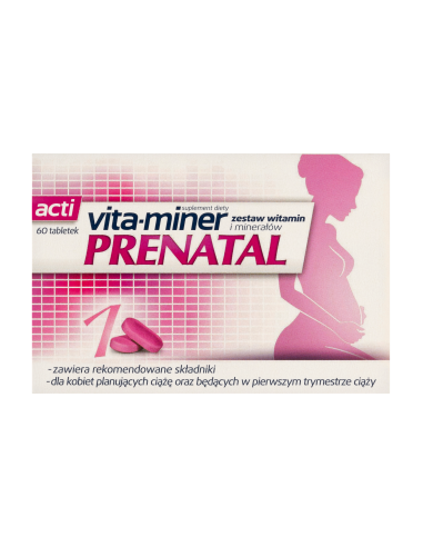 Acti vita-miner Prenatal 60 tabletek