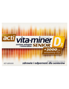 Acti vita-miner Senior D3 60 tabletek