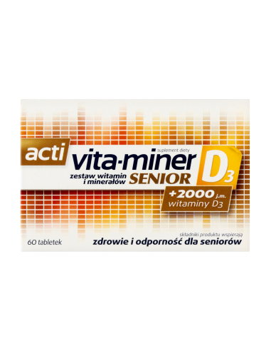 Acti vita-miner Senior D3 60 tabletek