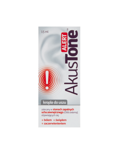 Akustone Alert krople do uszu 15ml