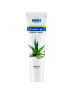 Anida Krem do rąk glicerynowo-aloesowy z witaminą A+E 100ml