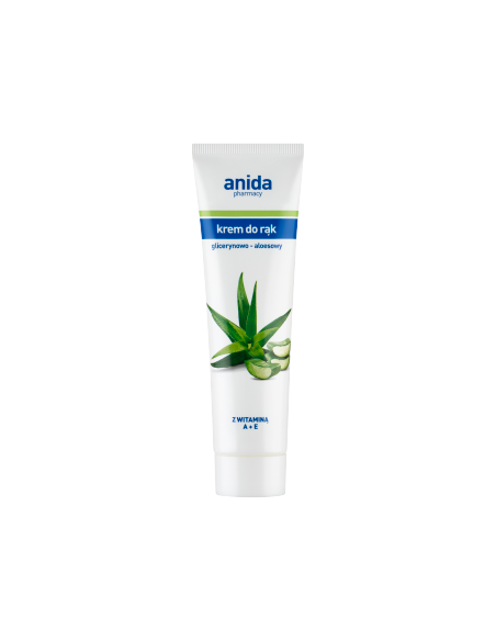 Anida Krem do rąk glicerynowo-aloesowy z witaminą A+E 100ml