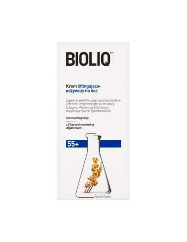 BIOLIQ 55+ krem liftingująco-odżywczy na noc 50 ml