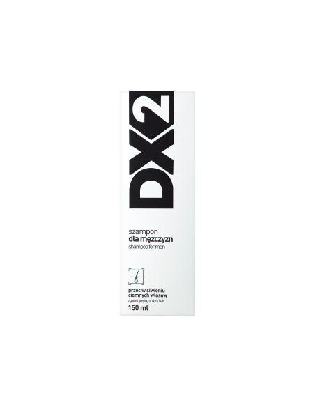 DX2 szampon dla mężczyzn przeciw siwieniu ciemnych włosów 150 ml