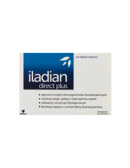 Iladian Direct Plus 10 tabletek dopochwowych