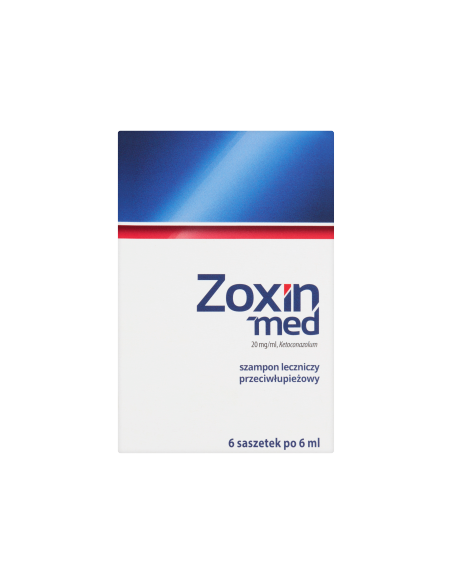 Zoxin-Med szampon przeciwłupieżowy 6 saszetek po 6 ml