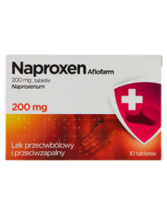 Naproxen 200 mg 10 tabletek (Aflofarm)
