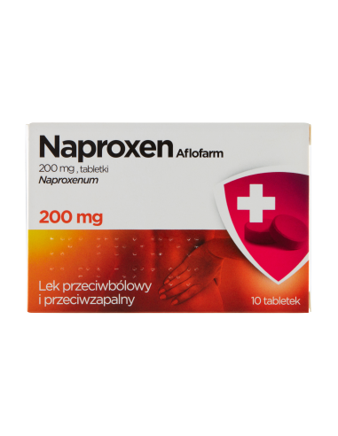 Naproxen 200 mg 10 tabletek (Aflofarm)