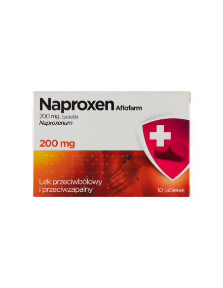 Naproxen 200 mg 10 tabletek (Aflofarm)