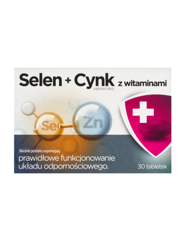 Selen + Cynk 30 tabletek (Aflofarm)