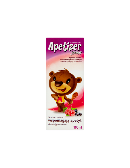 Apetizer Junior smak malinowo-porzeczkowy 100 ml