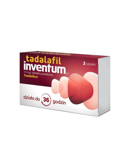 Tadalafil Inventum 10 mg 2 tabletki