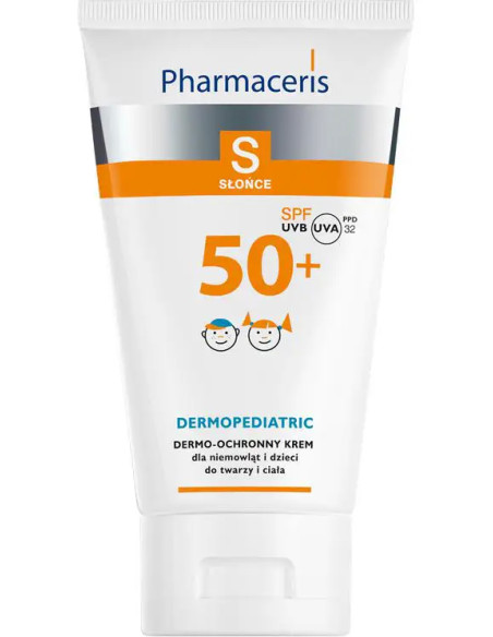 Pharmaceris S Dermo-ochronny krem SPF 50+ do twarzy i ciała dla niemowląt i dzieci 125 ml