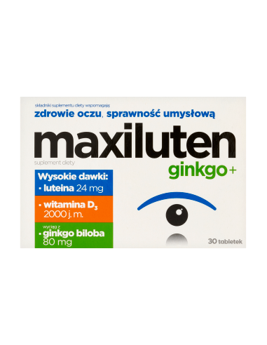 Maxiluten Ginko+ 30 tabletek