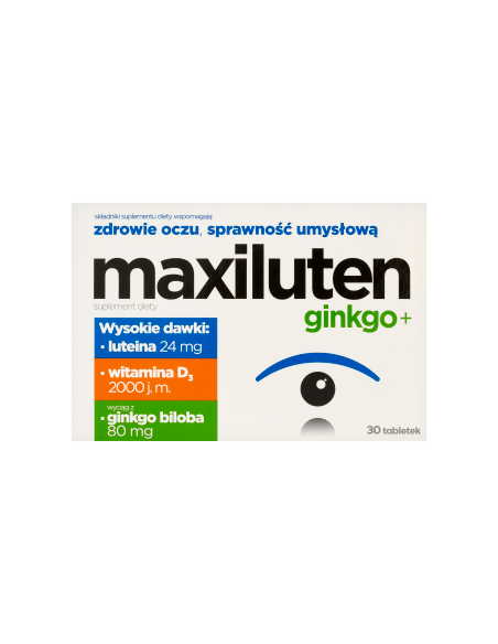 Maxiluten Ginko+ 30 tabletek