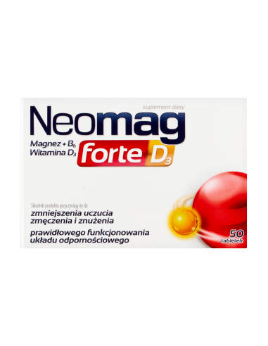 Neomag Forte D3 50 tabletek