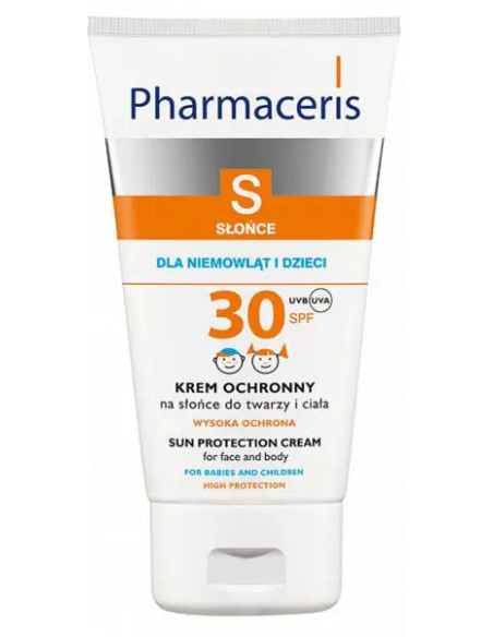 Pharmaceris S Krem ochronny na słońce do twarzy i ciała dla niemowląt i dzieci SPF30 125 ml
