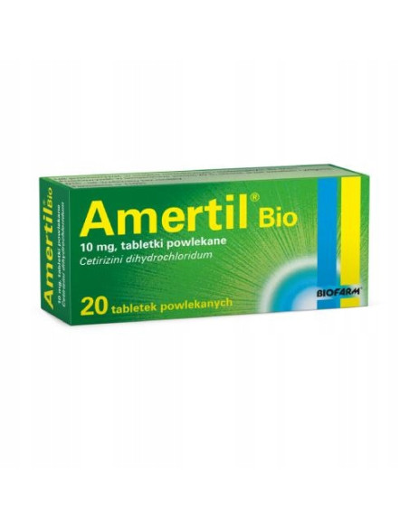 Amertil Bio 10 mg 20 tabletek powlekanych