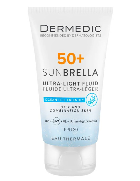 Dermedic Sunbrella Ultralekki krem do skóry tłustej i mieszanej SPF50+ 40 ml
