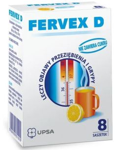 Fervex D 8 saszetek