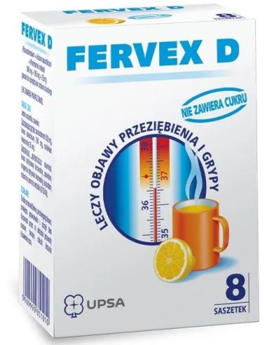 Fervex D 8 saszetek