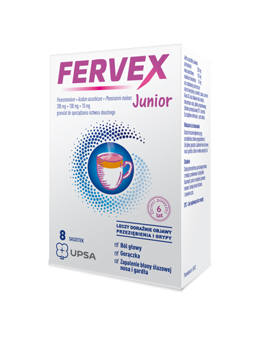 Fervex Junior 8 saszetek