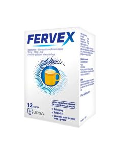 Fervex o smaku cytrynowym 12 saszetek