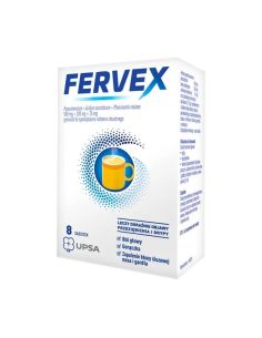 Fervex o smaku cytrynowym 8 saszetek