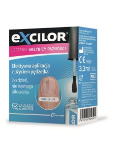 Excilor leczenie grzybicy paznokci płyn 3,3 ml