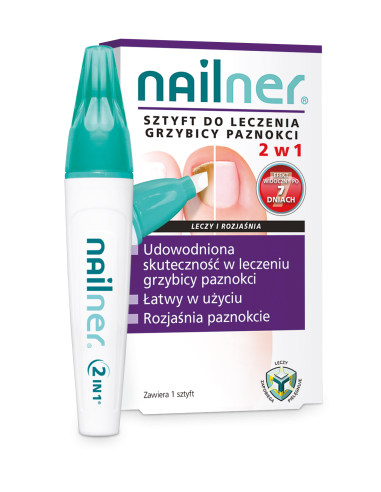 Nailner 2 w 1 sztyft na grzybicę paznokci 4 ml