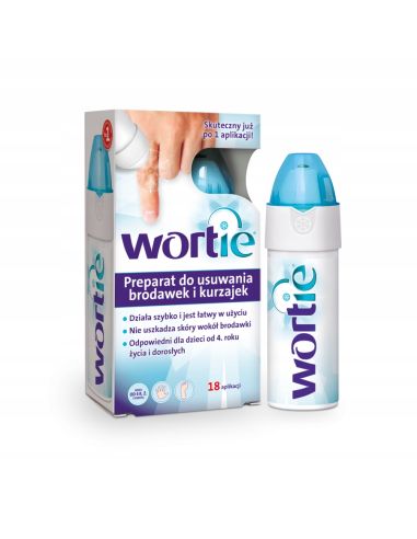 WORTIE Preparat do usuwania kurzajek 50 ml