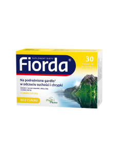 Fiorda o smaku cytrynowym 30 pastylek do ssania