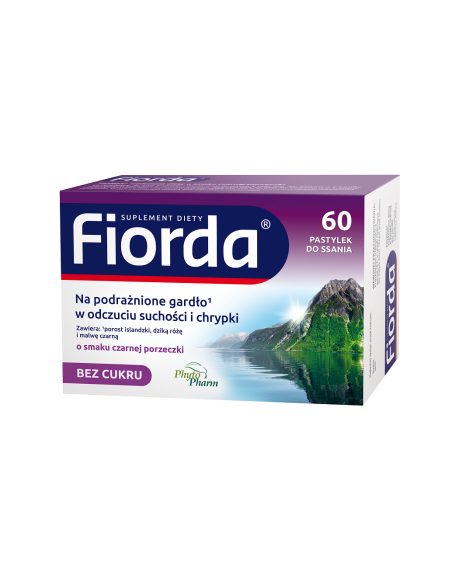 Fiorda o smaku porzeczkowym 60 pastylek do ssania