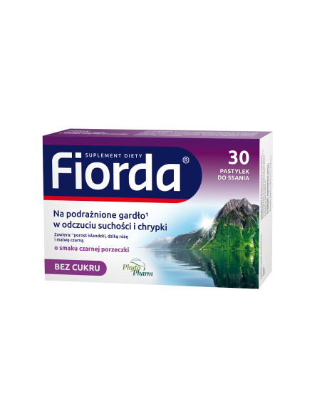 Fiorda o smaku porzeczkowym 30 pastylek do ssania