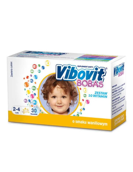 Vibovit Bobas o smaku waniliowym 30 sasz.