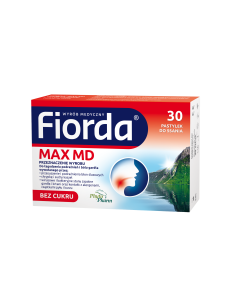 Fiorda Max MD pastylki do ssania 30 sztuk