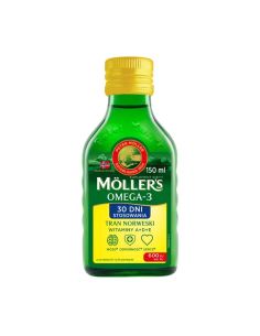 Mollers Tran Norweski cytrynowy 150 ml