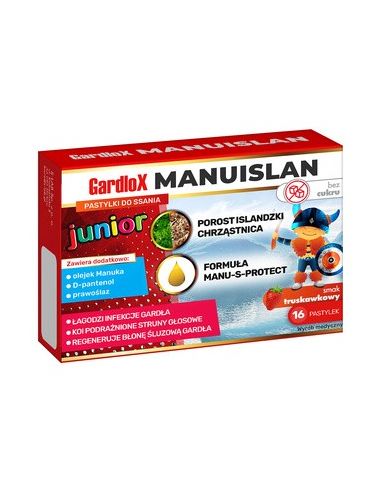 GARDLOX MANUISLAN JUNIOR pastylki do ssania...
