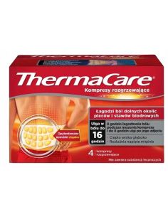 ThermaCare kompresy rozgrzewające na plecy 4 sztuki
