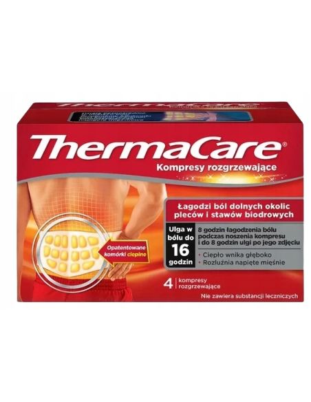 ThermaCare kompresy rozgrzewające na plecy 4 sztuki