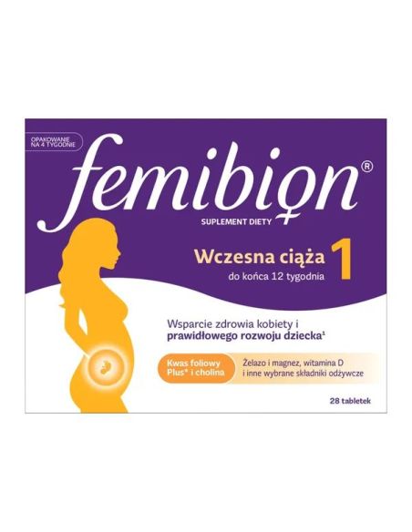 Femibion 1 Wczesna ciąża 28 tabletek