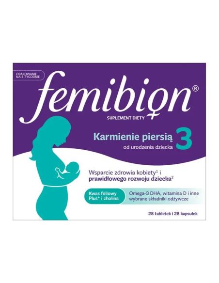 Femibion 3 Karmienie piersią 28 tabletek + 28 kapsułek