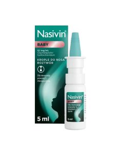 Nasivin Baby 0,01% krople do nosa 5 ml