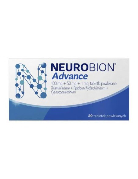 Neurobion Advance 100mg+50mg+1mg 30 tabletek