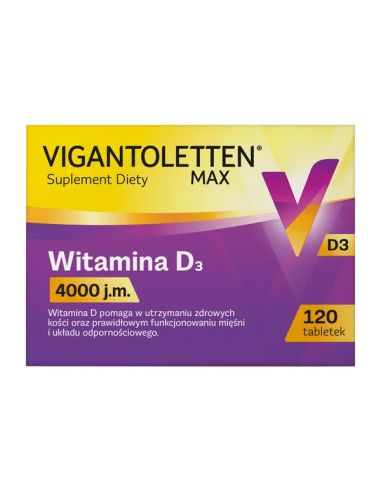 VIGANTOLETTEN MAX 4000 j.m. witamina D 120...